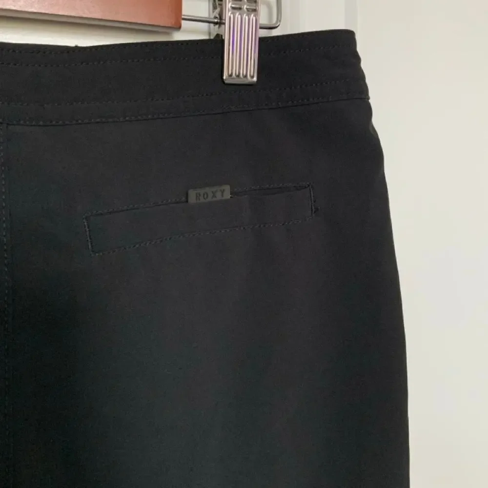 Roxy Girl Stretch Surf Boardshorts, Size 14 XL, Black, Swim Shorts, RS55207